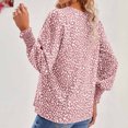 thumbnail image 5 of Patlollav Pntutb Womens Blouses,Ladies Loose Print V-Neck Long Sleeve Tops, 5 of 7