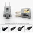 thumbnail image 2 of Conversion plug Japanese standard US standard two-pin to 5-15P US standard three-pin 15A125V two-pin to three-pin female socket, 2 of 5