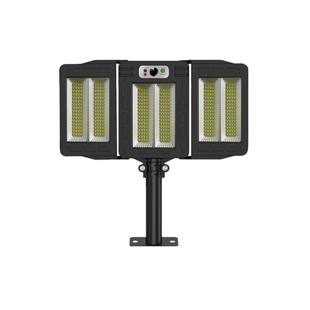 Inteprter Control remoto Farola solar Jardín Patio Luces montadas en la pared Lámpara con sensor exterior Herramienta de iluminación Lámparas de Iluminación y accesorios Tipo 2 Inteprter HA073611-02