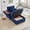 Blue, variant on 56" Fluffy Corduroy Single Sofa Couch, Sillones Para Domitorio Single Sofa with Storage Ottoman, Butacas Para Sala Sofa with Table Board and Usb Port for apartment and living room use, Orange