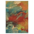 thumbnail image 2 of Orian Spoleto Area Rugs - 2815 Contemporary Multi Brushes Strokes Colorful Splotches Rug, 2 of 5