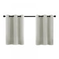 thumbnail image 2 of Solid Sunscreen Curtain 1 Panel Blackout Curtain Short Type Room Curtain Rod Pocket Style Curtain Kitchen Living Room Decor, 2 of 4