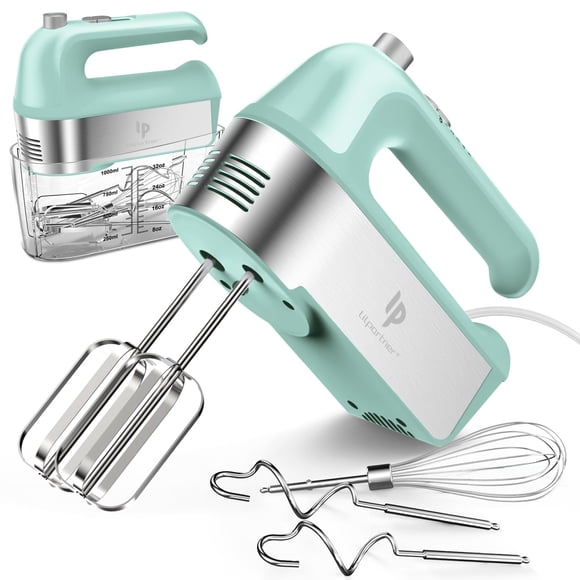 Batidora de mano LILPARTNER Electric de 450 W con vaso de báscula y 5 accesorios