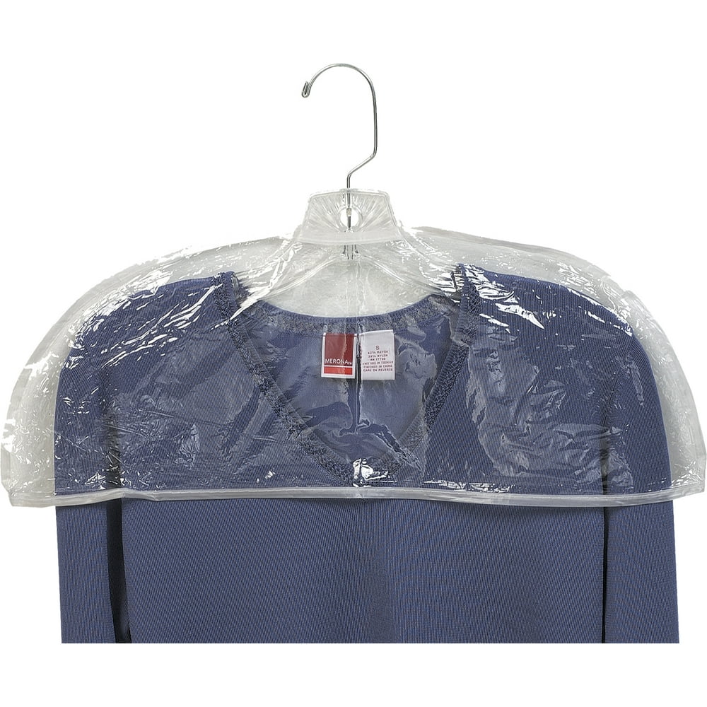 Clear Plastic Women's Shoulder Covers, 21 Inch Vinyl Protective Cover