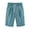 Sky Blue, variant on WREESH Womens Summer Beach Shorts Solid Five Points Plus Size Cotton Linen Shorts Casual Shorts Sky Blue
