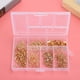 thumbnail image 4 of Kit para hacer aretes con cuentas redondas, ganchos para aretes, juego de accesorios de joyería, oro KC, 4 of 14