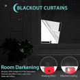 thumbnail image 4 of Full Blackout Curtains Portable Travel Curtains Can Be Cut With Sun Blocking Curtains, 4 of 5