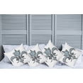 thumbnail image 2 of Ambesonne Retro Throw Pillow Cover 4 Pack, Grunge Renaissance, 20", Blue White Black, 2 of 5