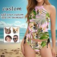 thumbnail image 1 of WILLBEST Traje De Baño Para Mujer Con Curvas, Elegante Traje De Baño Informal Con Estampado Diy Para Mujer, Ropa De Playa De Verano Para Piscina Y Playa, 1 of 8