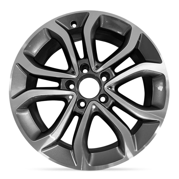 For 2015-2018 Mercedes-Benz C-Class 17 Inch Machined Gray Alloy - Genuine OEM Rim - Road Ready Car Wheel
