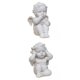 thumbnail image 1 of 2x Retro Adorable Ángel Estatua Jardín Hogar Exterior Estante Patio Decoración, 1 of 7