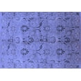 thumbnail image 1 of Ahgly Company Indoor Rectangle Oriental Blue Industrial Area Rugs, 2' x 5', 1 of 4