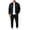 Black, variant on Aofany Mens Tracksuit 2 Piece Jacket Sets Mens Full Zip Up Sweatshirt and Pants Suits Sport Fitness Casual Outfits