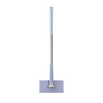 2026 Upgraded Convenient Cloth Changing Mini Mop for Face Towels, 360° Rotating Washable Mop,Automatic Cloth Changing Mini Mop for Floors, Wall Tiles, Mirror, Space Saver(Purple,27.5in)