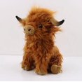 thumbnail image 2 of 26cm Highland Cow Cuddly Soft Toy - Scottish Scotland Cow Plush, 2 of 3