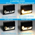 thumbnail image 6 of 2 Pack Solar Motion Light, 4 Modes Wide Angle Solar Lights Outdoor Waterproof Solar Security Light, 3000K Warm White, 6 of 7