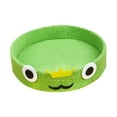 thumbnail image 3 of TISHITA Cat Bed Flannel Cat Scratch Mat Pet Scratching Sleeping Bed Hut Round Bed Summer Green, 3 of 8
