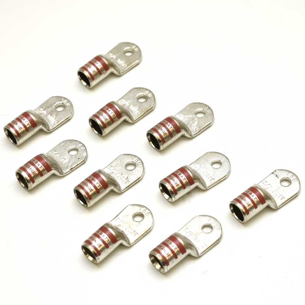 Thomas Betts Boat Battery Cable Lugs BAL2014 2/0 AWG 1/4 Inch (10PC
