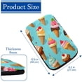 thumbnail image 4 of Ice Cream Car Armrest Pad Cover 12.5x8.2 Inch Soft Comfortable Furry Printed - Car Armrest Mat Pad, 4 of 6