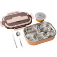 thumbnail image 1 of CSChome Lunch Container Leak-proof Lunch Container: BPA-Free Hot Food Warmer Bento Box, Water Can Be Heated, Shock-proof, 1 of 7