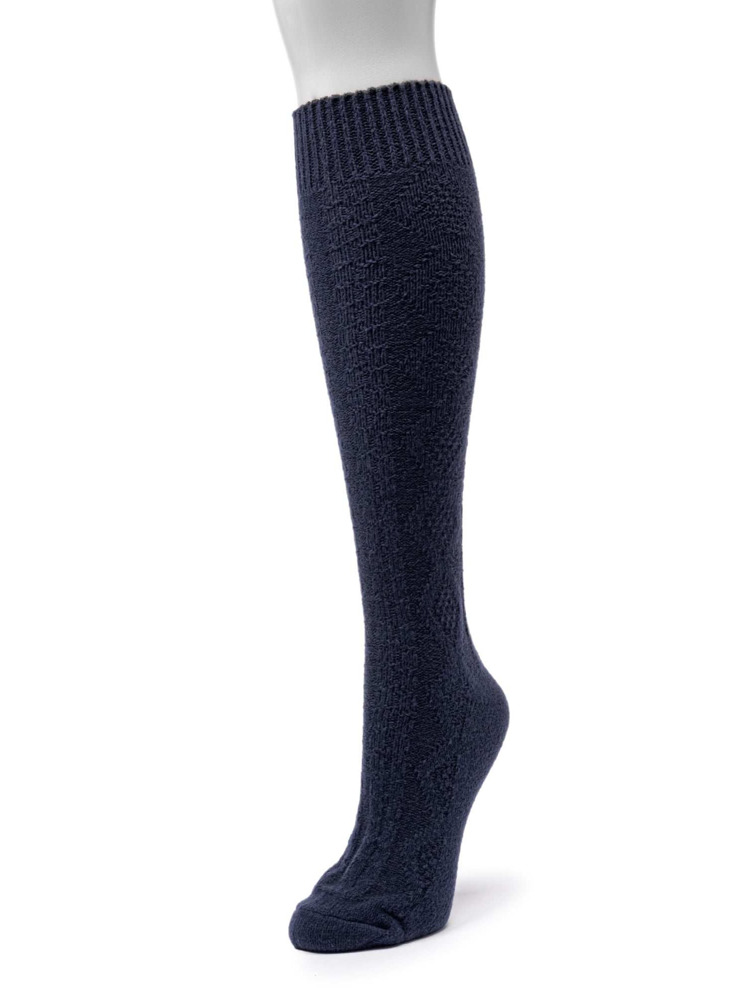 MUK LUKS Women's Fluffy Dream Knee-High Boot Sock, 1-Pack, OSFM