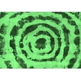 thumbnail image 1 of Ahgly Company Indoor Rectangle Abstract Emerald Green Modern Area Rugs, 2' x 3', 1 of 4