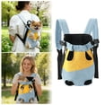 thumbnail image 2 of MKHSQHDG Today's Deals Lightweight Backpack Suitable for Small and Cats Easy to Adjust Shoulder Strap Basic Leg Exposure Design Durable Suitable for Daily Use, 2 of 5