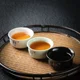 thumbnail image 4 of Juego de 4 tazas de té de cerámica chinas tradicionales de belleza, taza individual personal portátil, accesorios de té personalizados hechos a mano, taza de té, 4 of 5