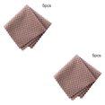thumbnail image 2 of Ounissouiy Paño de cocina, vajilla absorbente, trapo de de fibra Superfina, toalla colgante, accesorios de limpieza lavables reutilizables Café oscuro 5 piezas 2Conjunto, 2 of 6