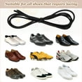 thumbnail image 3 of Uxcell 2 Count Elastic Shoe Laces, No Tie Shoelaces Black, 3 of 6