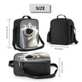 thumbnail image 2 of Vsdgher Smiling Polar Bear Pattern Reusable Lunch Box, Insulated Lunch Bag Thickened Thermal Leakproof Lunch Tote Bag for Adult Office & Travel Picnic, 2 of 7
