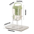 thumbnail image 3 of Juice Dispenser - Large Capacity Container with Spigot,Leak-Proof Beverage Storage Jar With Filter For Fridge,2L Clear Water Dispenser Countertop For Gathering Soda Lemonade Fruit Juice, 3 of 6