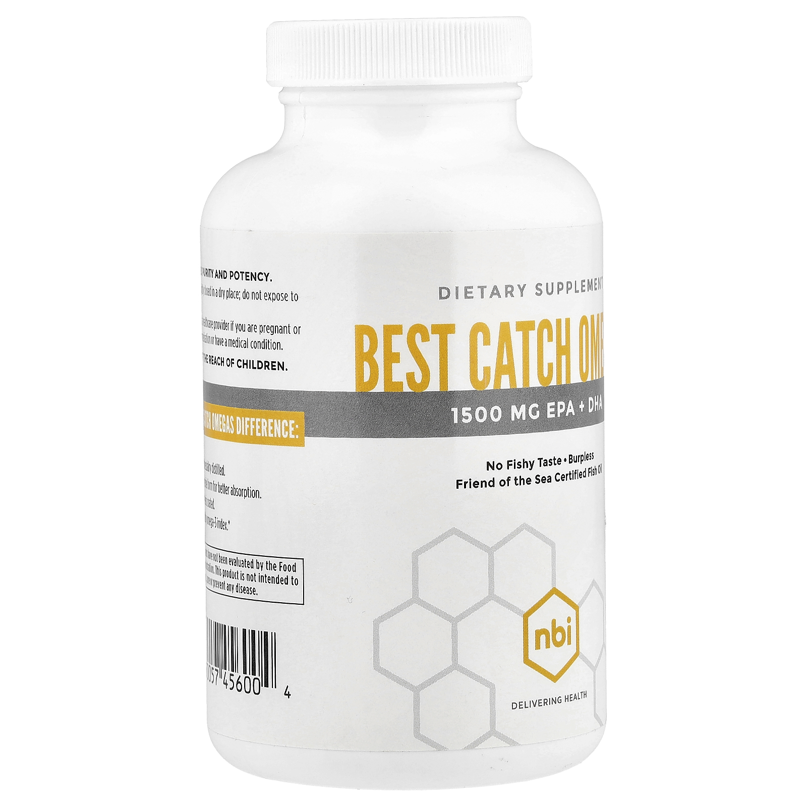 NBI Health Best Catch Omegas®, 120 Softgels