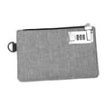 thumbnail image 3 of QccHieUs Lockable Money Bag Multifunctional Portable Storage Cash Bag Money Pouch Locking Grey, 3 of 9