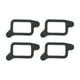 thumbnail image 1 of Junta de Colector de Admisión de Motor Unique Bargains para Mitsubishi Pajero/Shogun 1994-1999 Junta de Sellado del Colector de Admisión No.ME200285 Papel resistente al aceite sin asbesto 4 Pcs, 1 of 6