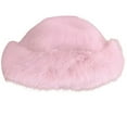 thumbnail image 5 of Harpily Women Men Girls Boys Teens Winter Warm Hat New Mongolian Hat Autumn And Winter Thick Plush Imitation Mink Warm Mongolian Hat Ear Versatile Fashion Windproof Beanie Hat,, 5 of 7