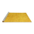 thumbnail image 2 of Ahgly Company Machine Washable Indoor Rectangle Abstract Yellow Modern Area Rugs, 6' x 9', 2 of 4