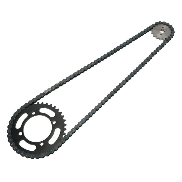 Chaîne 420 155mm Kit Chaîne Et Pignons 420 Pour Mini Moto 50-125cc - 37T Arrière 17T Avant - Dirt Bike, ATV, Go-Kart Kit Transmission ATV Chaîne 420 155mm Kit Chaîne Et Pignons 420 Pour Mini Moto 50-125cc - 37T Arrière 17T Avant - Dirt Bike, ATV, Go-Kart Kit Transmission ATV