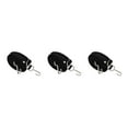 thumbnail image 1 of relayinert No Scratching Item Rubber Luggage Rope Protects Delicate Surfaces Damage black 3Set, 1 of 6
