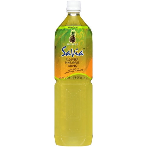 Savia Aloe Vera Drink Healthy Savia Aloe Vera Juice, PIneapple, 50.7 Fl Oz, 1 Count - Walmart.com