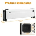 thumbnail image 2 of Ktaxon 1500W Electric Baseboard Space Heater with 3 Heat Settings,32" Baseboard Heater, 2 of 9