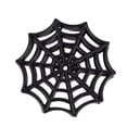 thumbnail image 2 of 50 piezas de tela de araña de plástico para Halloween, accesorios de vacaciones para decoración de Halloween (negro), 2 of 6