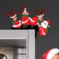 thumbnail image 1 of Ganfancp Decoración de Navidad Puerta Marco Esquina Pared Pegatina Madera Ofertas Del Día Liquidación Navidad Decoración Puerta Marco Esquina Pared Pegatinas*1Set, 1 of 2