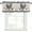 Black Beige, variant on Chicken Hen Rod Pocket Curtain Valance, Rooster Animals Farmhouse White Black Plaid Vintage Farmhouse Window Valance for Living Room, Bedroom, Kitchen 60"W x 18"L