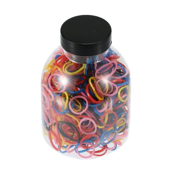 Unique Bargains 1 Set Fashion Hair Rubber Bands for Women Girls 0.63" Diameter Assorted Color