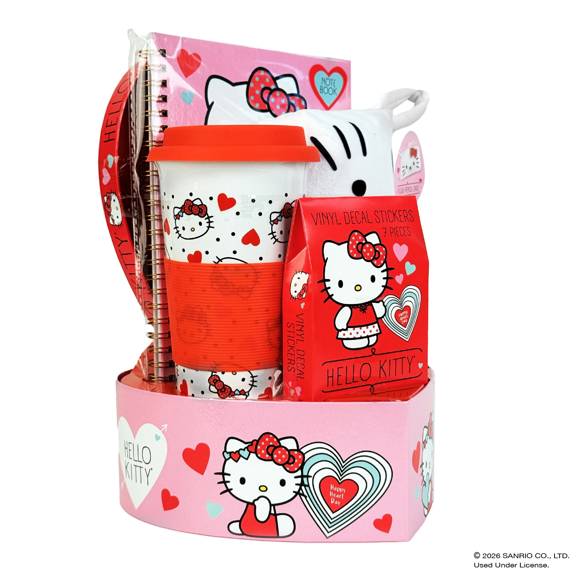 Hello Kitty Heart Box Valentines Gift Set