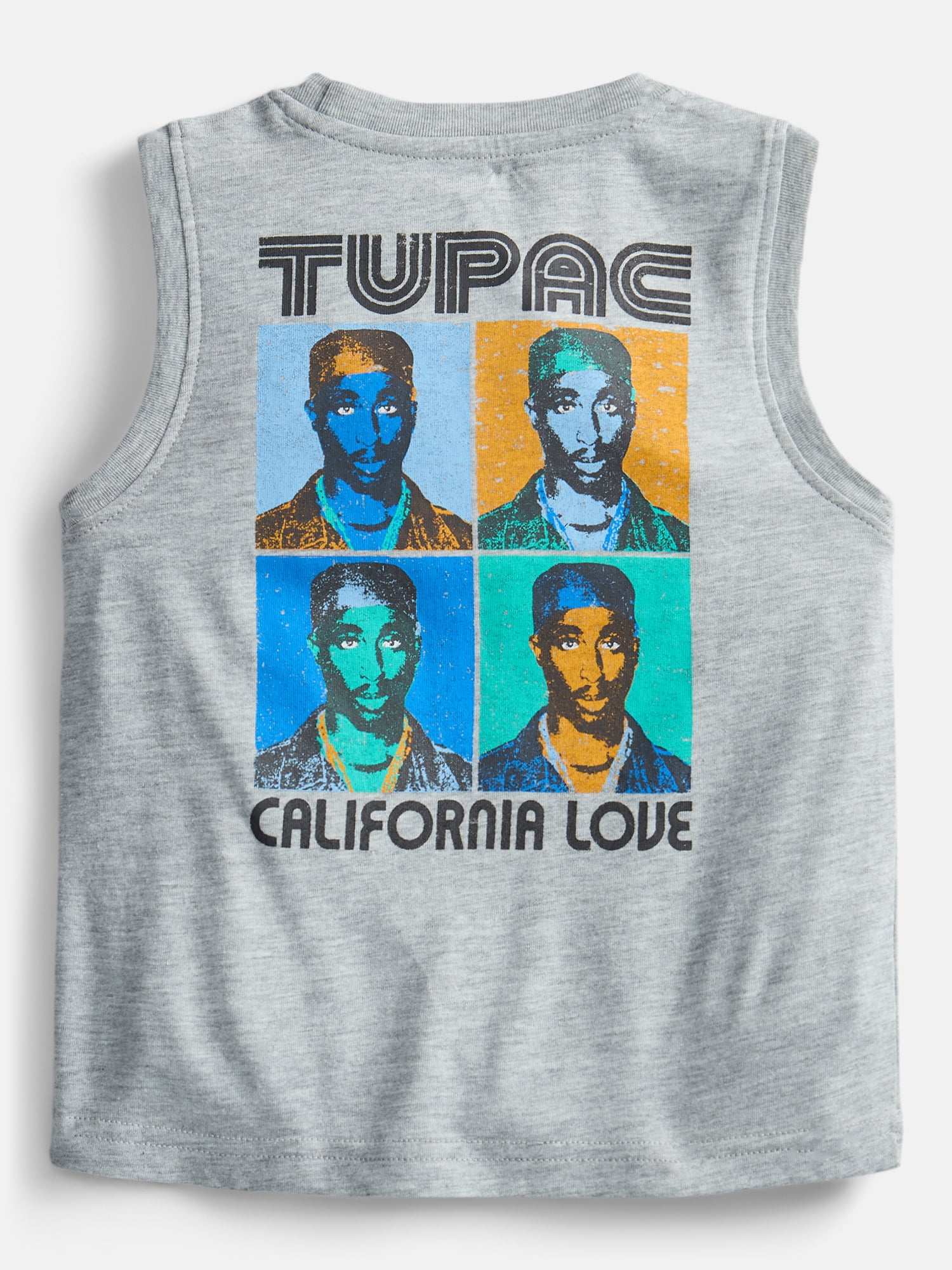 Tupac Toddler Boys Muscle Tank Top, Sizes 12M-5T