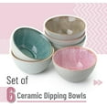 thumbnail image 2 of BTaT- Ceramic Cereal Bowls, 29 oz, 6 Pack, 6.3 Inches, Glazed Colors Inside, Chip-Resistant Dishwasher & Microwave Safe Bowls for Cereal, Soup, Salads, Snacks, Side Dishes, 2 of 3