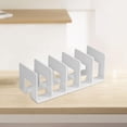 thumbnail image 3 of jifeng Acrylic Desk File Sorter Clutch Divider for Envelopes Letter Paper Documents White, 3 of 7