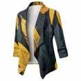thumbnail image 3 of Vedolay Blazer jacket Womens Casual Blazer Long Sleeve Double Work Office Blazer Jackets,Yellow M, 3 of 5